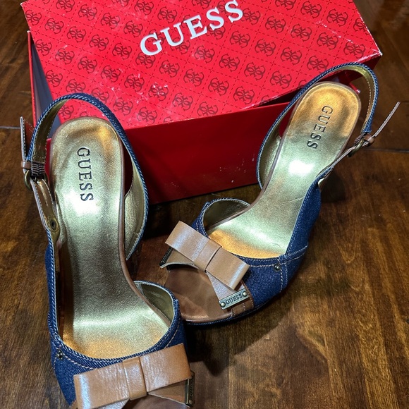 Guess denim wedges - Picture 3 of 3